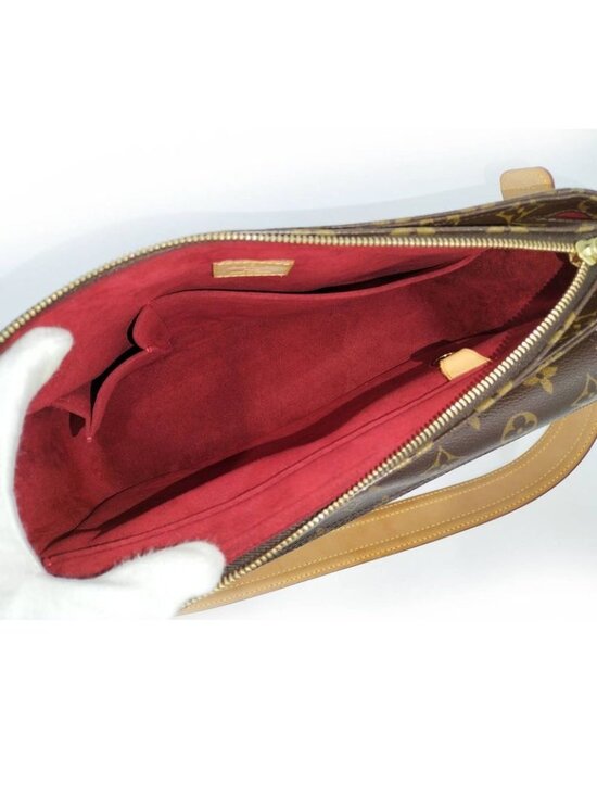 LOUIS VUITTON Viva Cite GM Monogram Canvas Shoulder Bag Brown Louis Vuitton Vivacite GM Handbag Monogram Brown